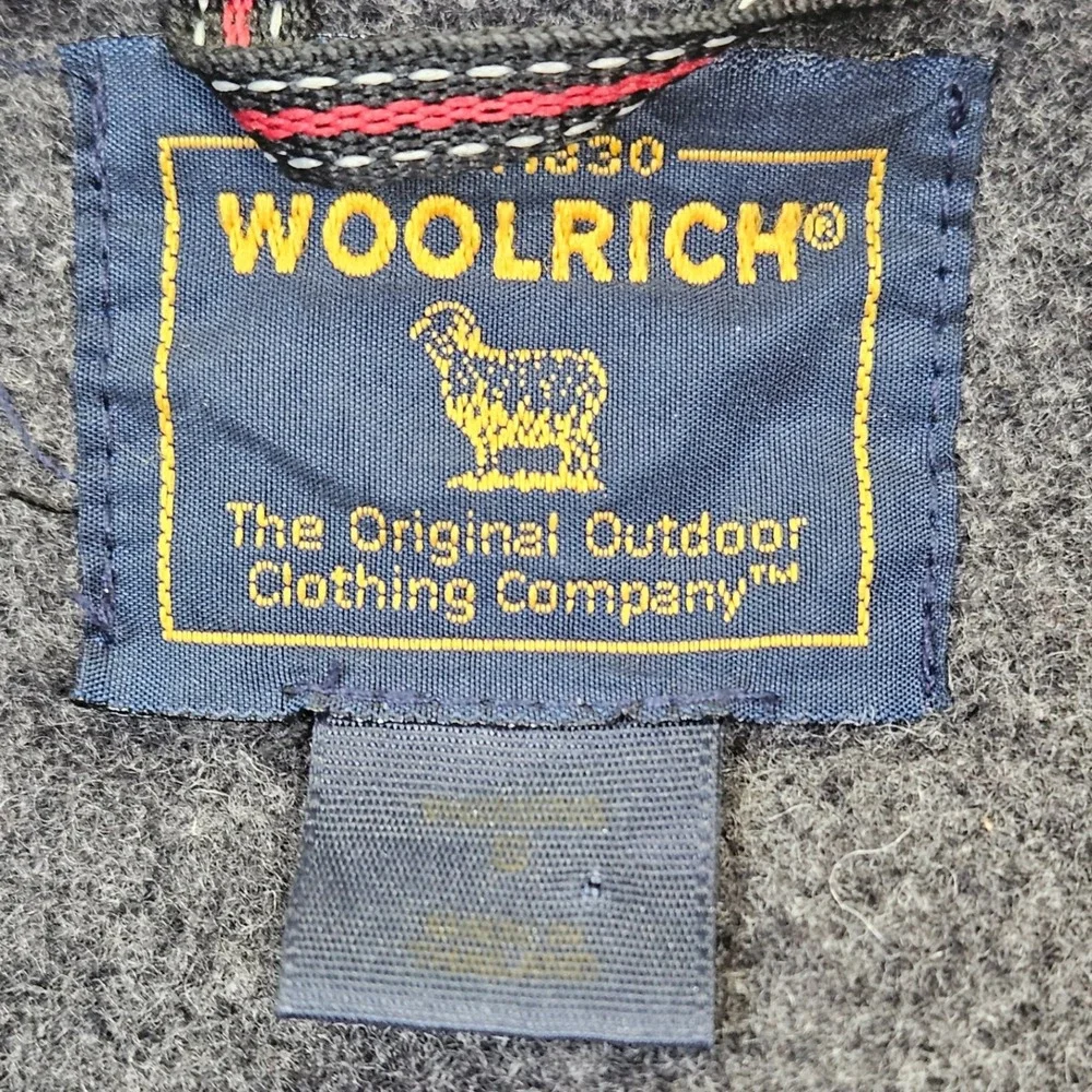 Woolrich Women Charcoal Hooded Duffle Coat‎ Toggle Closure Heritage Americana S